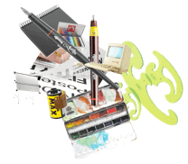 icons of a range of graphic design intruments